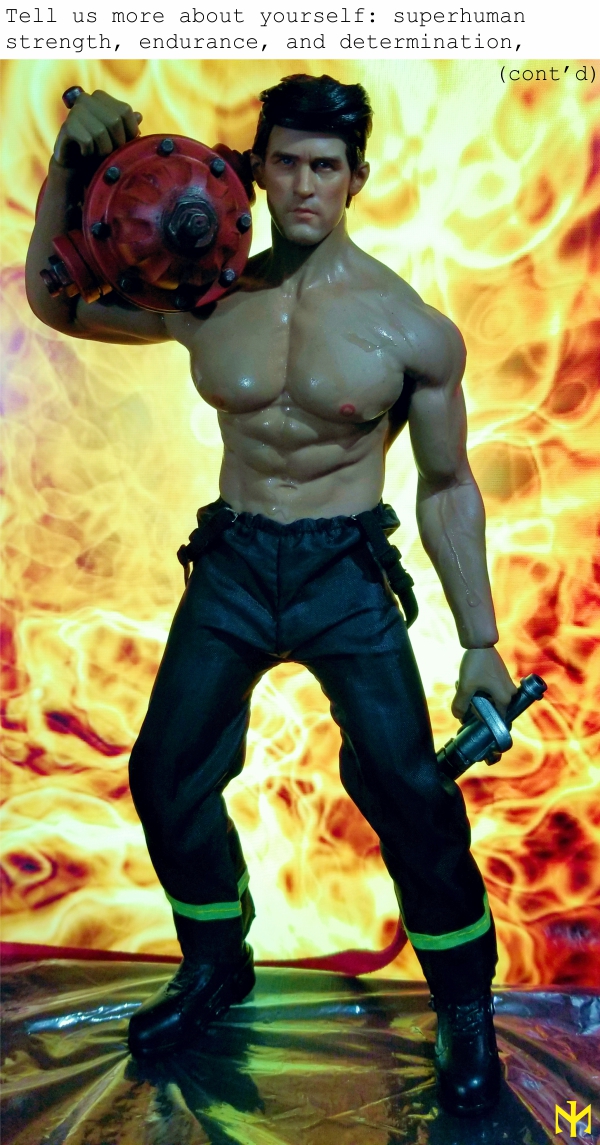 SciFi - New Superhero Revealed? FIRE-MAN (NSFW?) (updated with Part II July 2019) Fmc0810