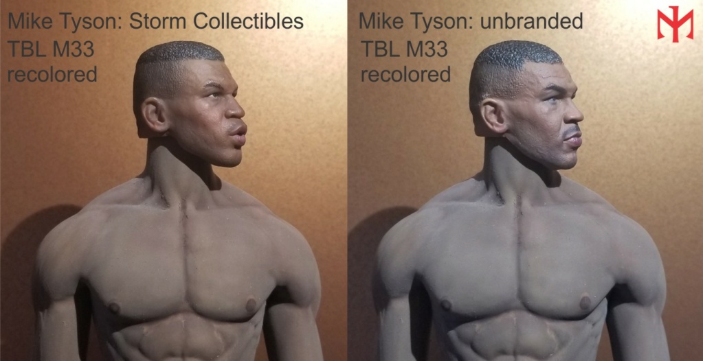 reference - Matching head sculpts and TBLeague skin tone (updated 4 February 2022) Mikety11