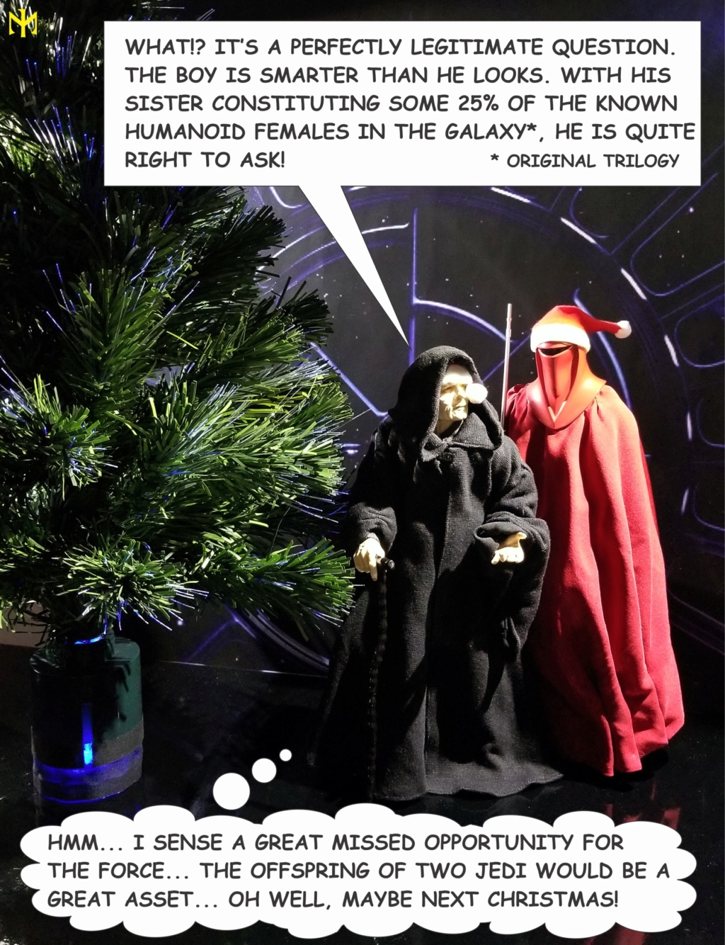 fiction - CHRISTMAS RERUNS: STAR WARS Christmas (revised edition; NOT the Holiday Special!) Swcm3210