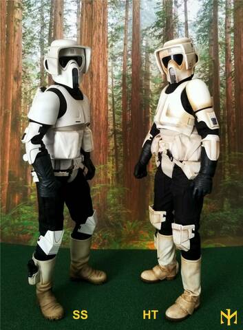 Sideshow and Hot Toys Star Wars Scout Troopers (updated) Comparative Review