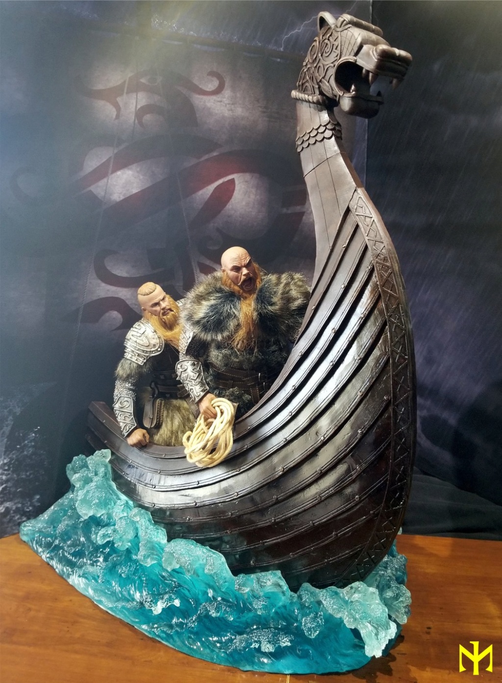 diorama - Vikings Vanquisher Viking Ship Diorama Coomodel Review Viking31