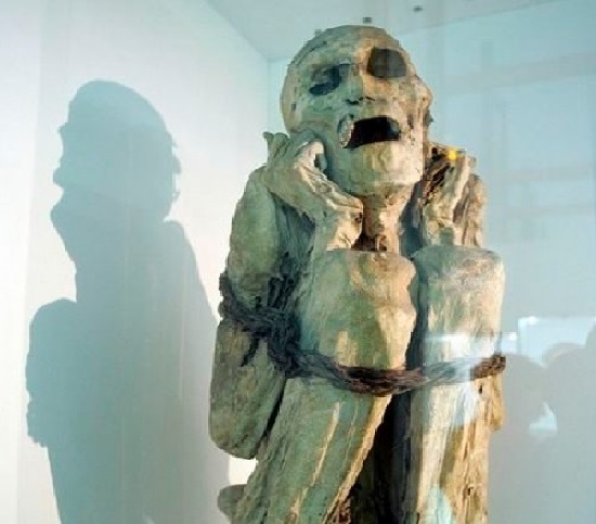 Momia trepanada del reino de Chachapoya , en Perú 06-12-11