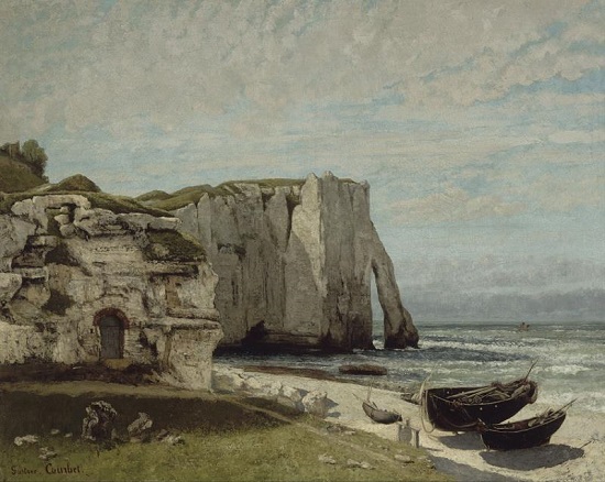 El Acantilado de Étretat después del temporal- Gustave Courbet 2463ca10