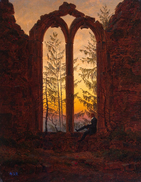  El soñador (Las ruinas de Oybin)-Friedrich Caspar13