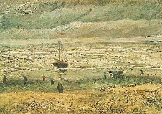 Vista del mar en Scheveningen-Van Gogh F_000410