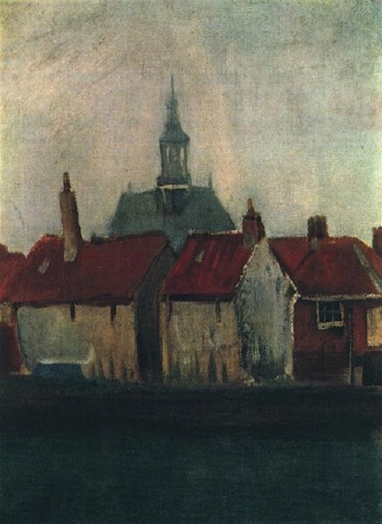Grupo de Casas Viejas con la Iglesia -Van Gogh F_020410