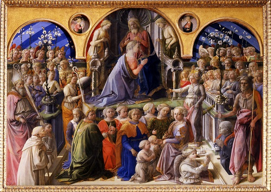 La Coronación de la Virgen-Filippo Lippi Filipp10