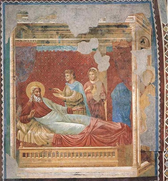 Isaac rechazando a Esaú-Giotto  Giotto10
