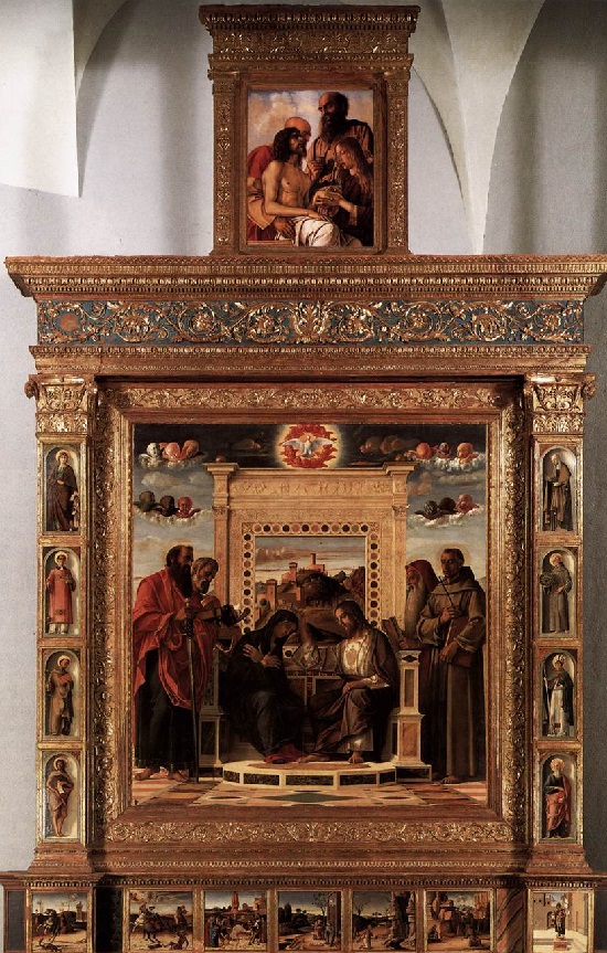 Retablo o Pala di Pesaro- Giovanni Bellini Pala_d11