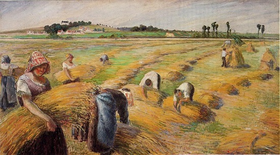 La cosecha-Pissarro Pissar10