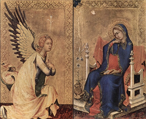 La Anunciación o Altar Orsini - Simone Martini Simone10