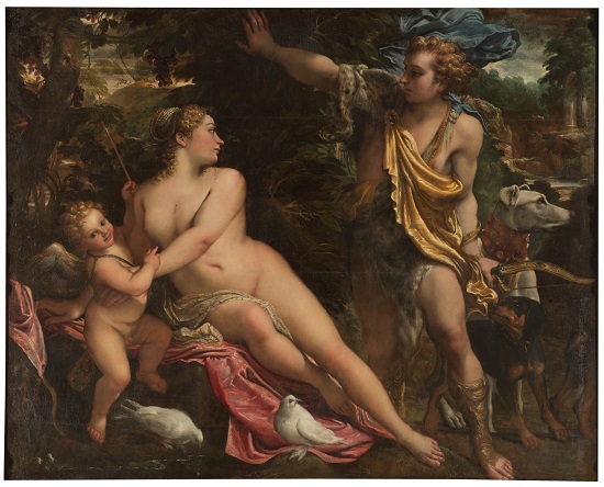  Venus, Adonis y Cupido-Carracci Venus_10