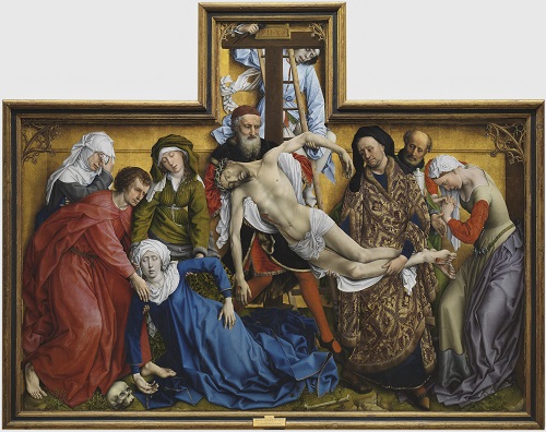 Descendimiento de la cruz -Rogier van der Weyden. Weyden10