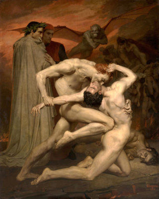 Dante y Virgilio en el infierno -Bouguereau Willia10