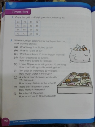 Times ten and solving word problems  15512712