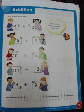  Continuation: Addition using number lines 15517611