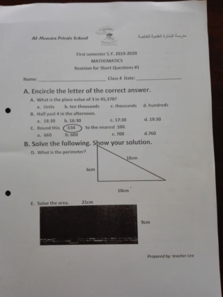 Revision for Short questions  15722610