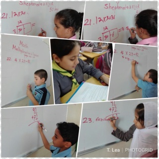 Solving word problems with the multiplication and division Photo181
