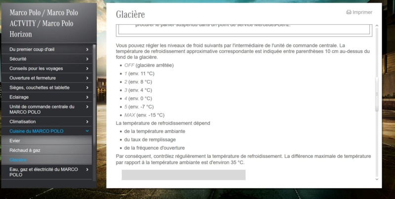 Frigo qui se coupe sur MP Classe V Notice14
