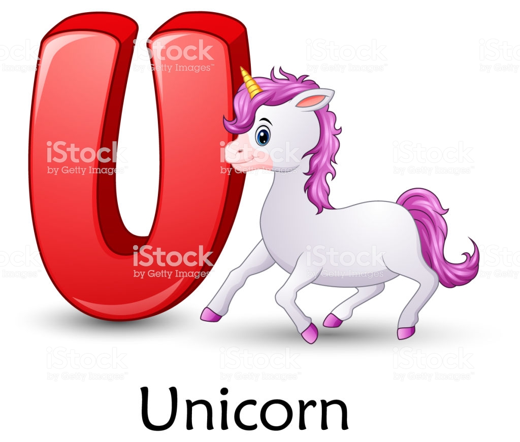 Alphabet animé U / Unicorne Istock14