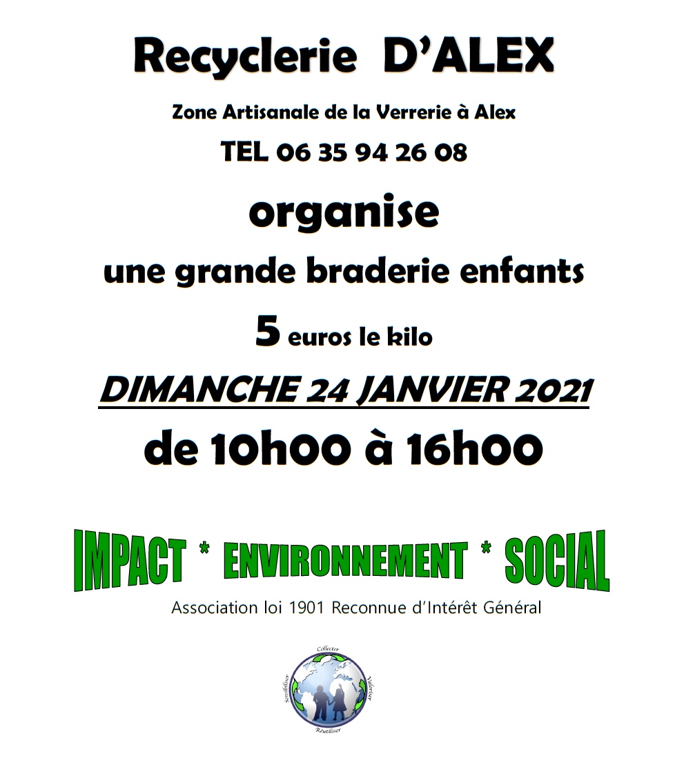 Braderie Linge enfant à la Recyclerie d'Alex le Dimanche 24 janvier Brader10
