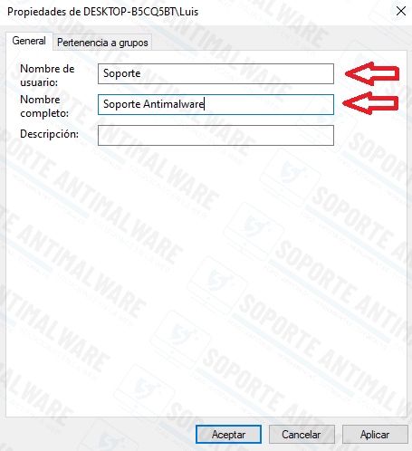 Cambiar el nombre de usuario o perfil en Windows 7/8/10 de manera eficaz y rápida 312