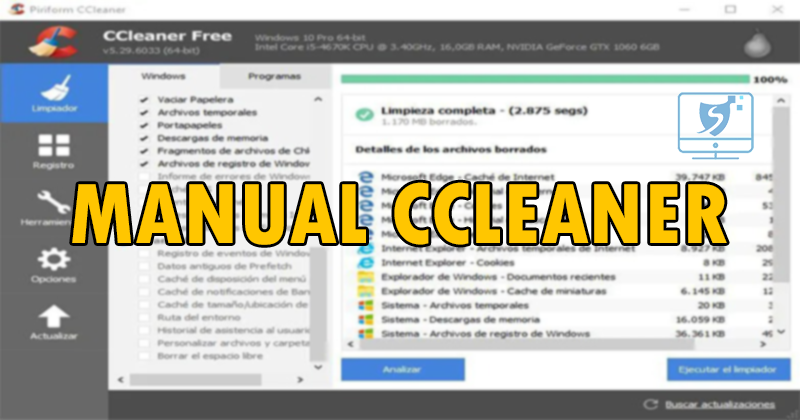 ccleaner - Manual CCleaner Cclean12