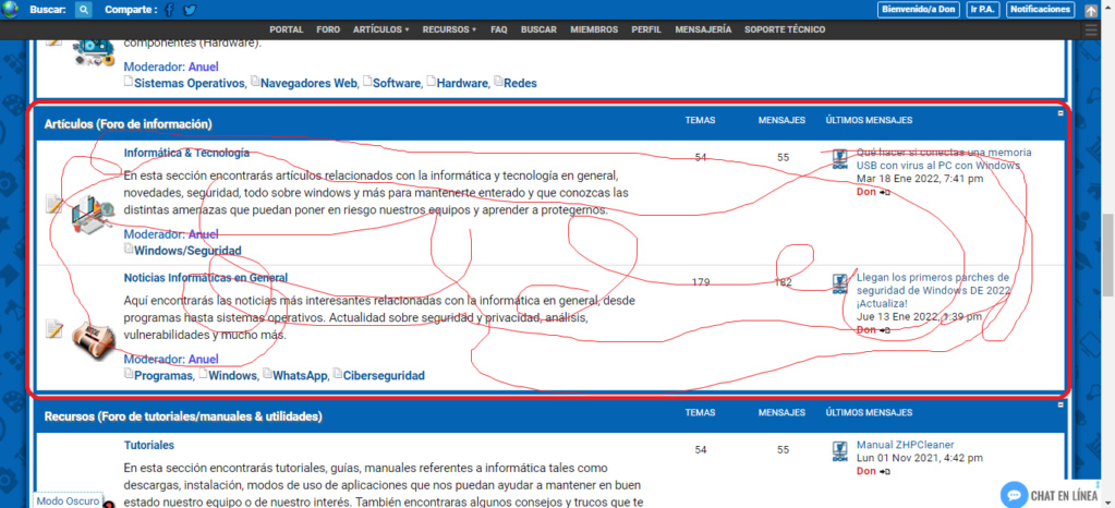 como - Como ocultar o hacer invisible una categoría en especifico con sus foros Foro10