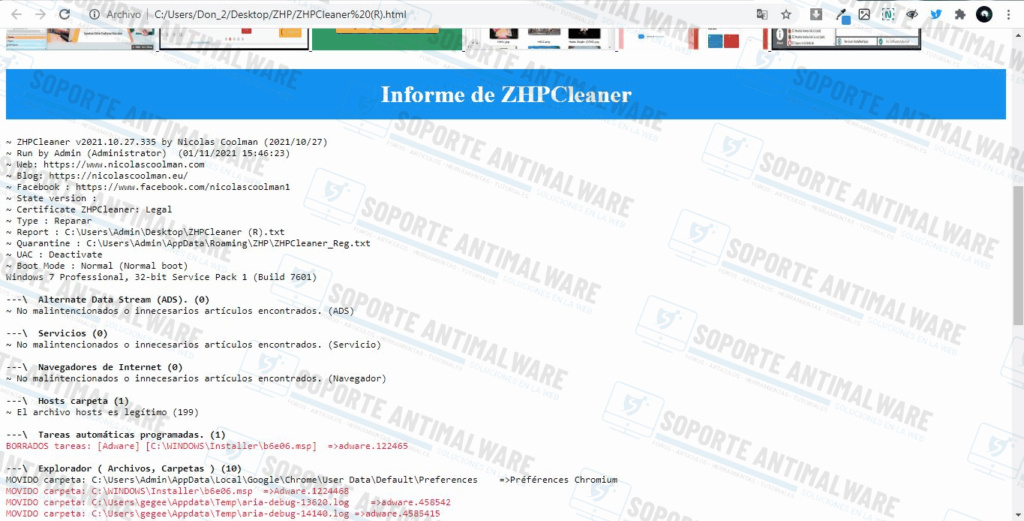 Manual ZHPCleaner Repara13