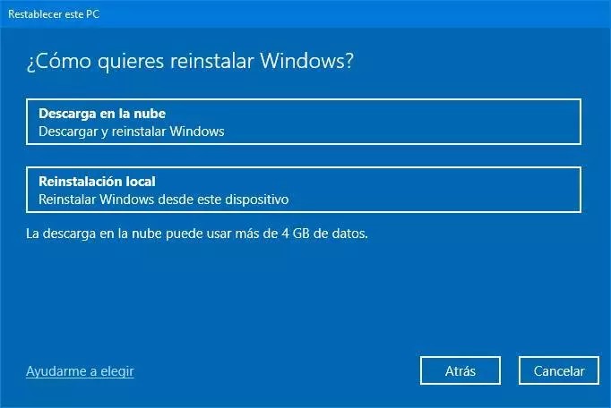 ¿Cuando hacer una instalación limpia de Windows 10? Restab10
