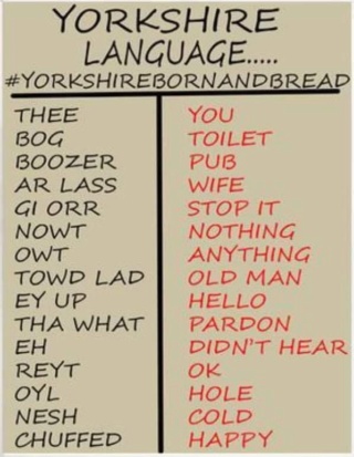 Yorkshire language Af38d410