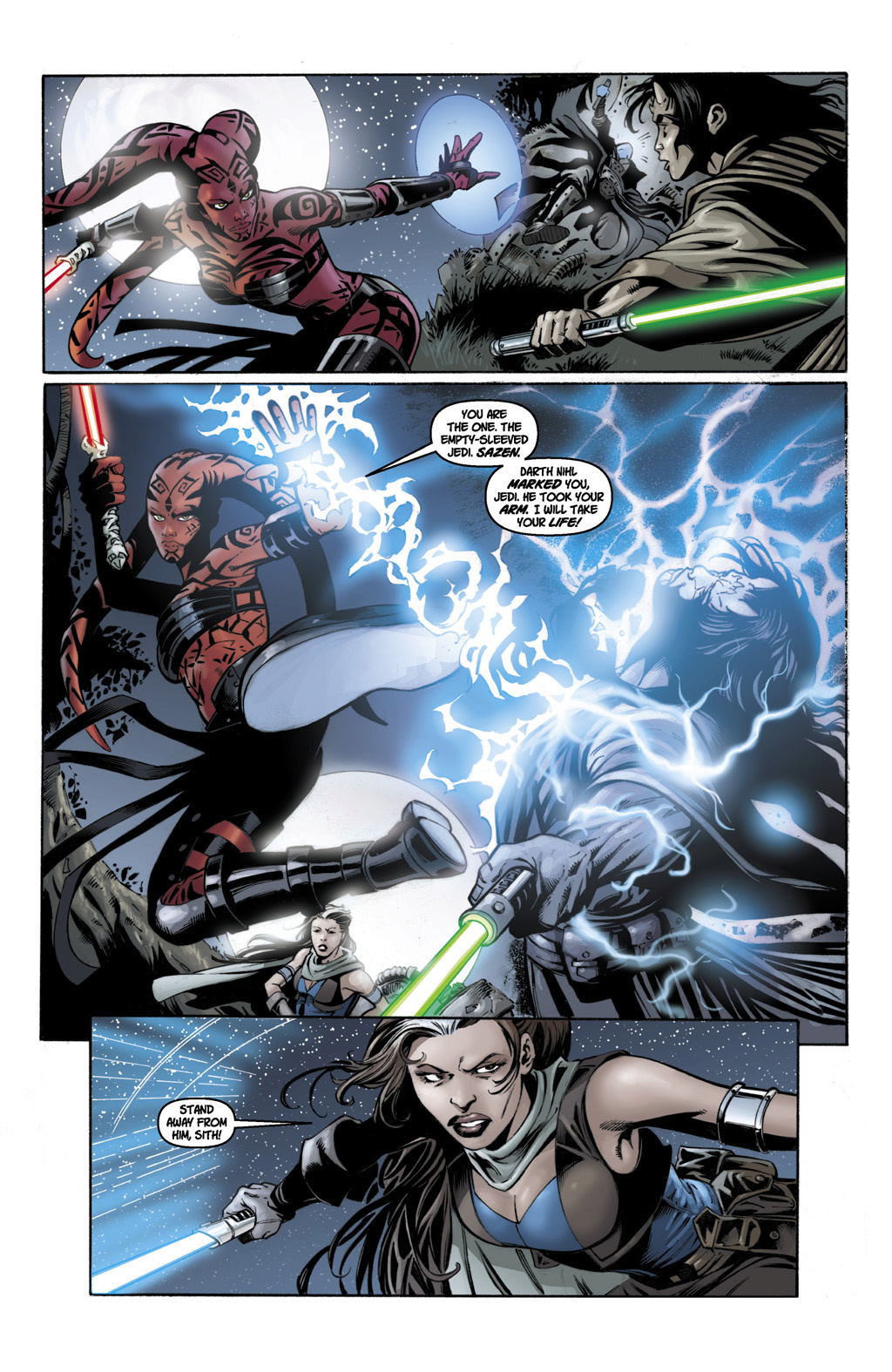 Darth Talon vs AotC Kenobi + AotC Windu Ll4uar10