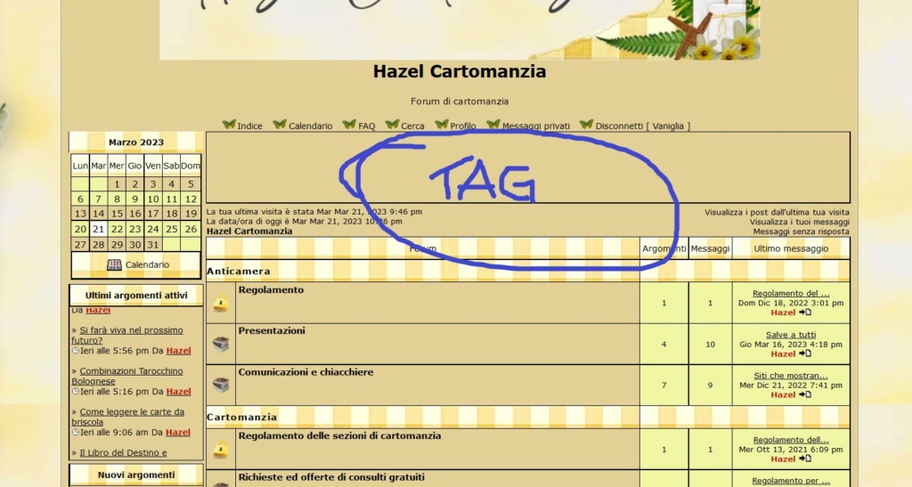 Tagboard solo per gli iscritti Tag10