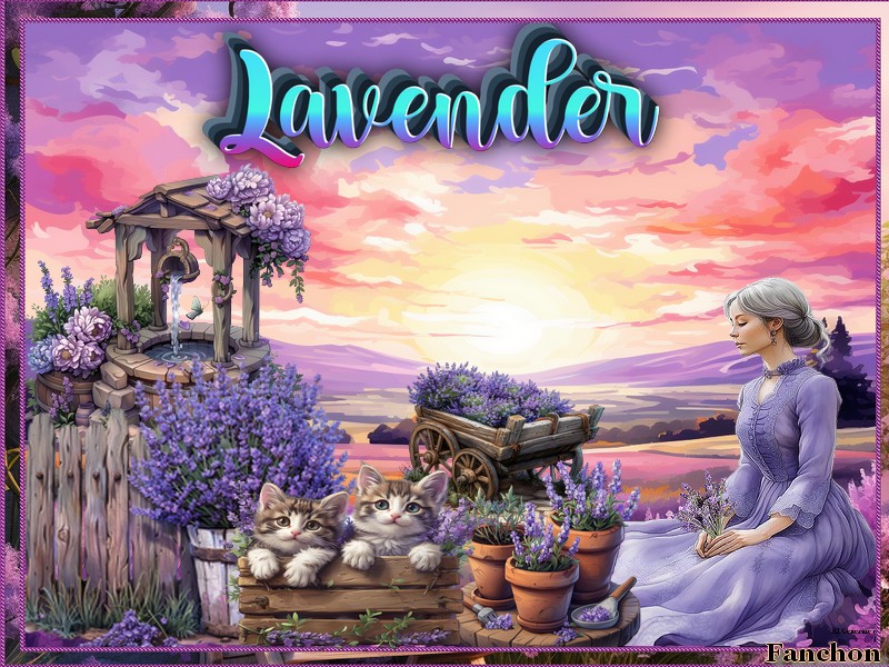 Reproduction Tag Lavender  Lavand10