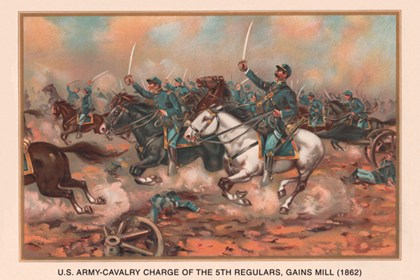 5th US Cavalry charge at Gaines Mill, Aeybea10