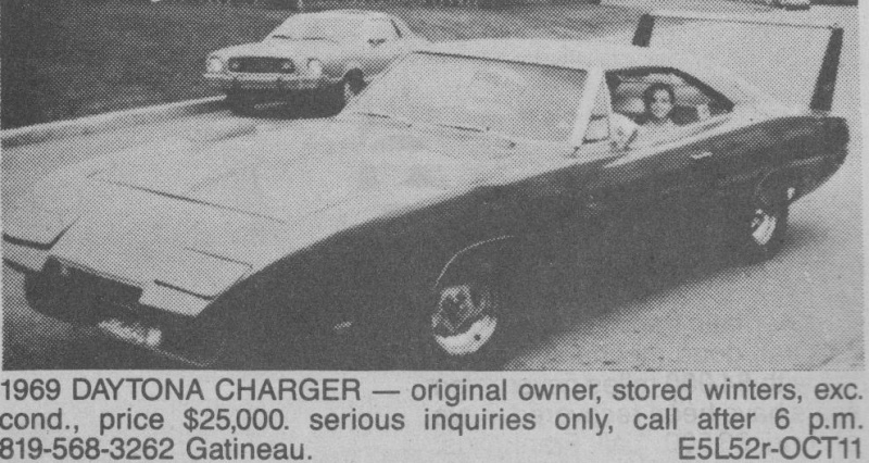 Dossier : 69 Charger Daytona in Quebec - Page 13 69day810