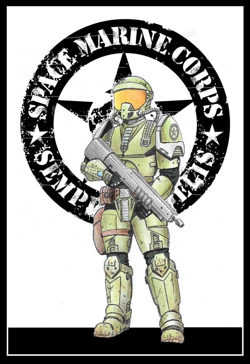 SPACE MARINES (dessins) Space_12