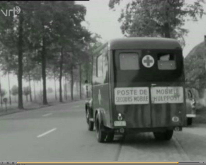 Croix-Rouge : poste de secours mobile en 1960 Psm110