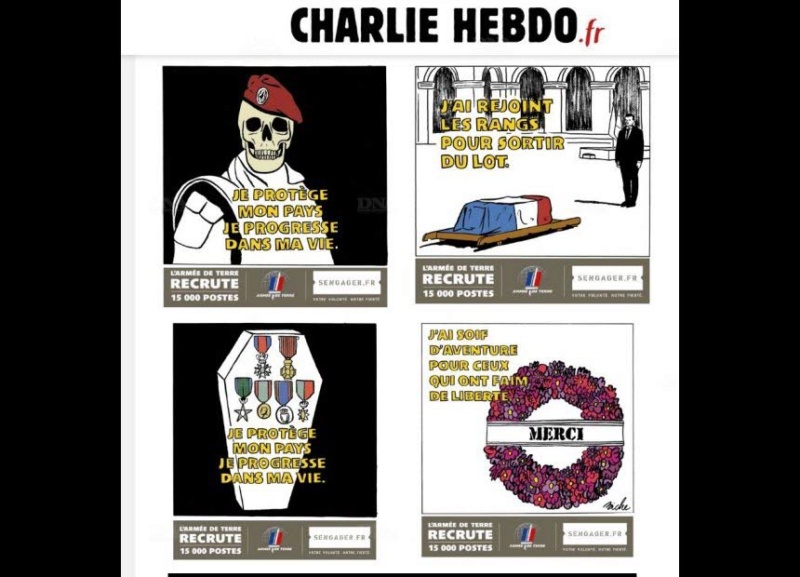 Cette fois on touche le fond, Charlie Hebdo crache sur nos morts 150