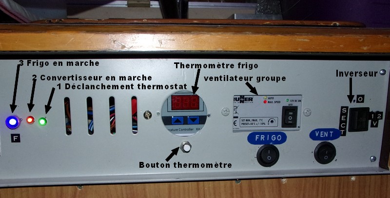 Montage d'un frigo à compression standard dans un CC Tablea10