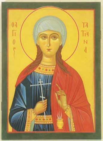 Sainte Tatiana (Tatienne) de Rome Tatian11