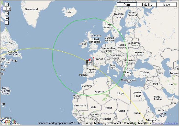 france - les Passages d'ISS (jour/nuit) sur la France et les transmissions packets... 01h45_10