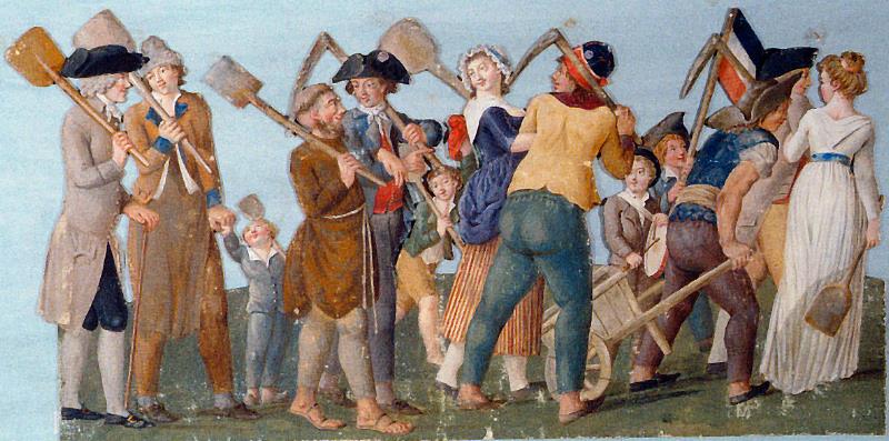 fédération - La Fête de la Fédération (14 juillet 1790) Prepar10