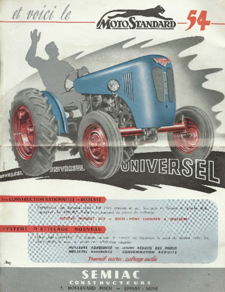 Les tracteurs FARMAX - MOTOSTANDARD en publicité 2171