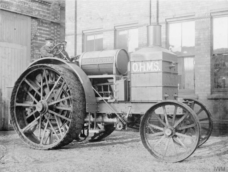 DAIMLER - FOSTER: des tracteurs de guerre anglais (14-18) Captu233