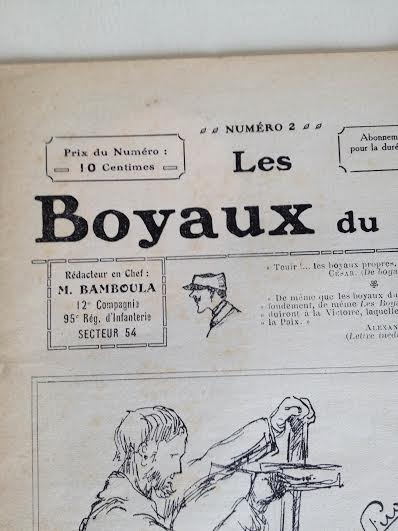 (H) Journal de tranchée "Les Boyaux du 95" numero 2 (vendu) 95deli10