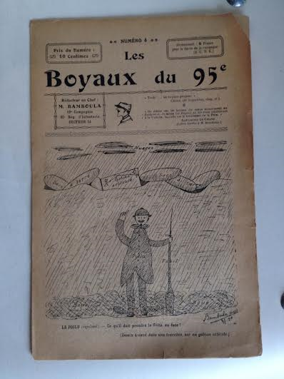 (H) Journal de tranchée "Les Boyaux du 95" numero 4 (vendu) 95deli12