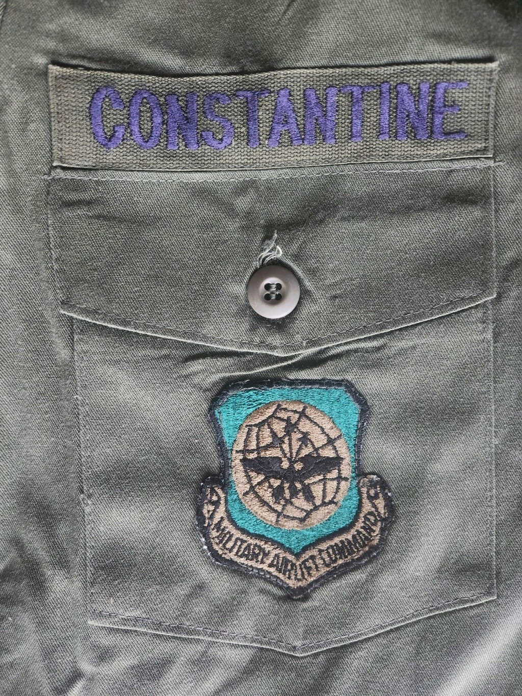 Veste OG-507 nominative du général William Constantine (vétéran Vietnam) Whatsa64