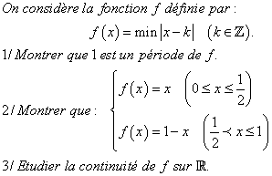 Exercices :Les limites et la Continuit 01js610