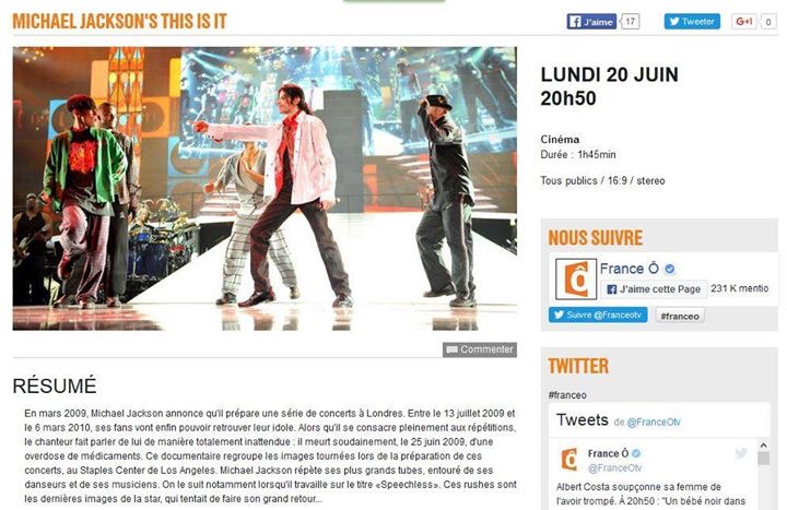 [FRANCE Ô] "This Is It" & "BAD 25th" le lundi 20 juin.  Image12